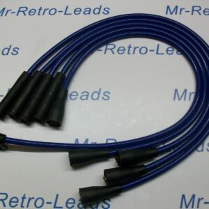 Blue 8.5mm Performance Ignition Leads  Escort Mk1 2 Mexico 1.6 Sport Capri Mk1