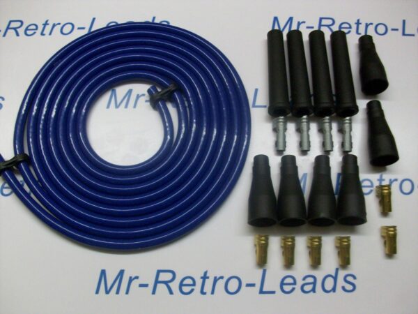 Blue 8.5mm Performance Ignition Lead Kit For Kit Cars 4 Cly 3 Meter Kit Cars Ht