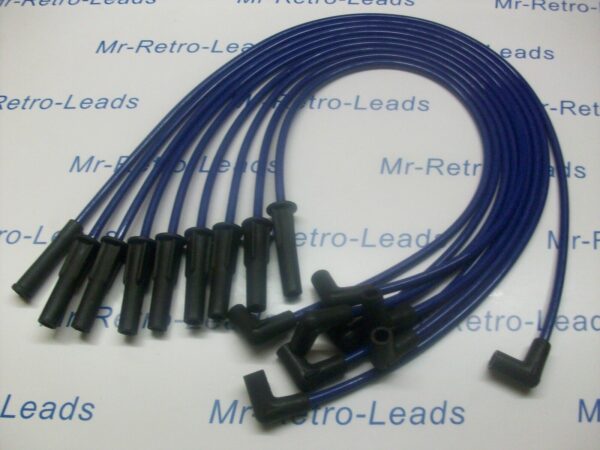 Blue 8.5mm Performance Ignition Leads For The Cleveland 460 351 302 V8 Hei Cap