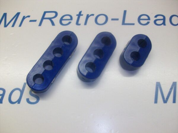 Blue 8.5mm Spark Plug Ignition Lead Separator Holder Clamp Spacer Separator Kit