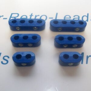 Blue 8.5mm Spark Plug Ignition Lead Separator Holder Clamp Spacer For The V8 Car