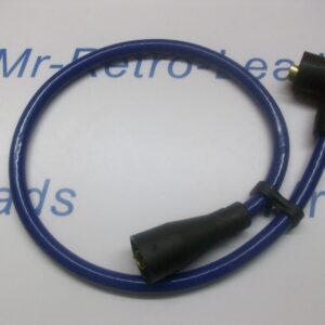 Blue 8mm 20" Inches Extra Long Ignition Coil Lead Ht Cars From  50s / 70s & More