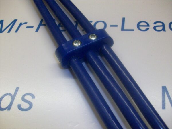 Blue 8mm Ignition Lead Ht Clip Holder Separator Clamp Holder Spacers Kit 3 Way