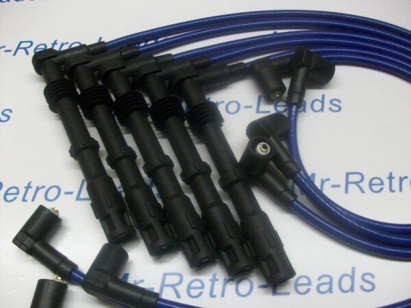 Blue 8mm Performance Ht Leads For Audi Coupe 2.2 2.0 20v Turbo 200 90 7a 3b Nm