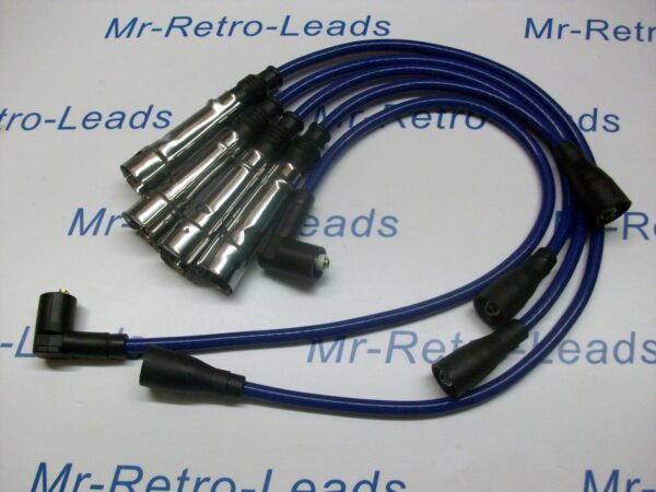 Blue 8mm Performance Ignition Leads‬ Golf Mk1 Gti  M4 Fitment Cap Quality Leads