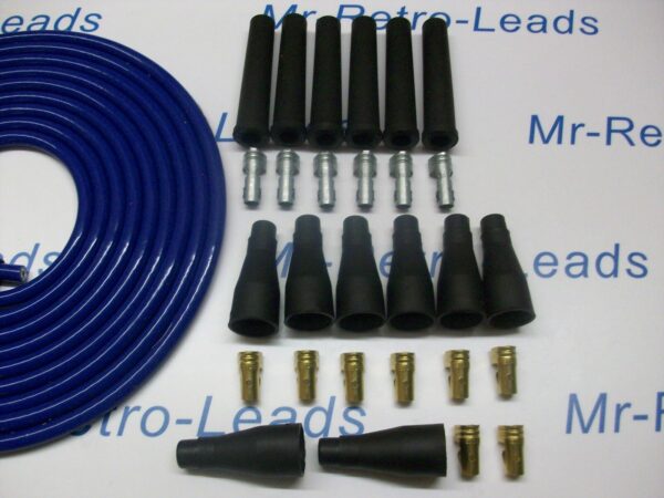 Blue 8mm Performance Ignition Lead Kit For Kit Car Cable For The V6 4 Meters