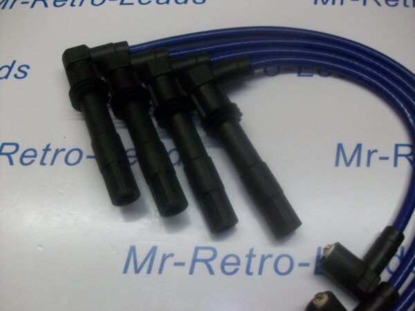 Blue 8mm Performance Ignition Leads Golf Lupo 1.6 Gti 1.4 16v Quality Leads...