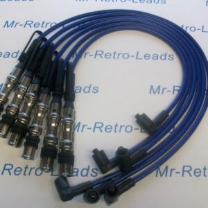 Blue 8mm Performance Ignition Leads Golf Bora 2.8 24v V6 Ayl Aqp Quality Leads