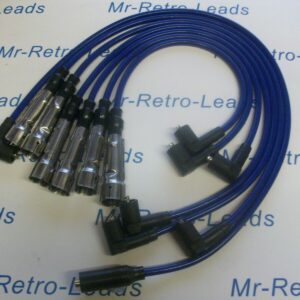 Blue 8mm Performance Ignition Leads For Hagglunds Bv206 Petrol V6 Engine 1985 >