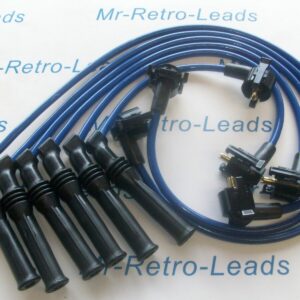 Blue 8mm Performance Ignition Leads For The Cosworth Scorpio 2.9 24v V6 Quality