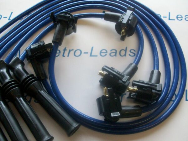Blue 8mm Performance Ignition Leads For The Cosworth Scorpio 2.9 24v V6 Quality