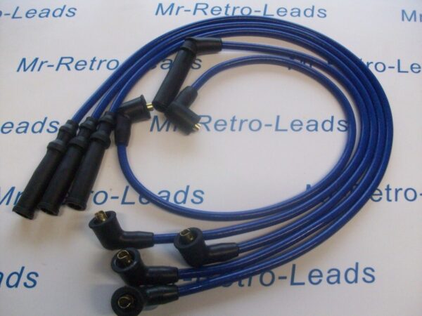Blue 8mm Performance Ignition Leads Figaro Coupe 1.0 Turbo 91 > 92 Quality Leads