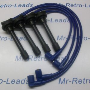 Blue 8mm Performance Ignition Leads Fit Type R Accord Prelude 2.2 2.0 Vtec 4ws