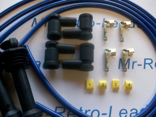 Blue 8mm Performance Ignition Lead Kit For Zetec Black Top Kit-car Part Built Ht