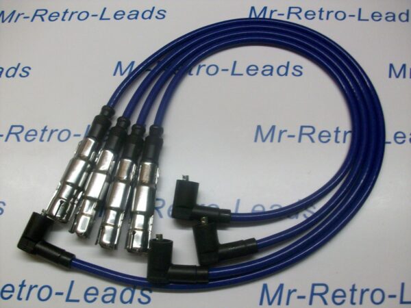 Blue 8mm Performance Ignition Leads Golf Polo Lupo 1.0 1.4 8v Quality Ht Leads