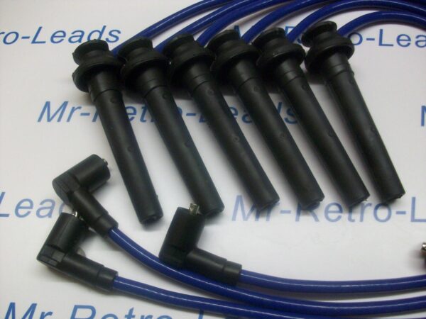 Blue 8mm Performance Ignition Leads For The Mondeo Mkii 2.5 V6 24v Quality Ht