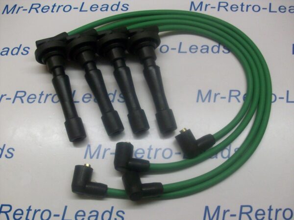 Green 8mm Performance Ignition Leads For The Civic B16 B18 Dohc Engines Quality
