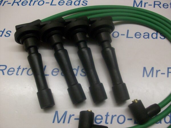 Green 8mm Performance Ignition Leads For The Civic B16 B18 Dohc Engines Quality