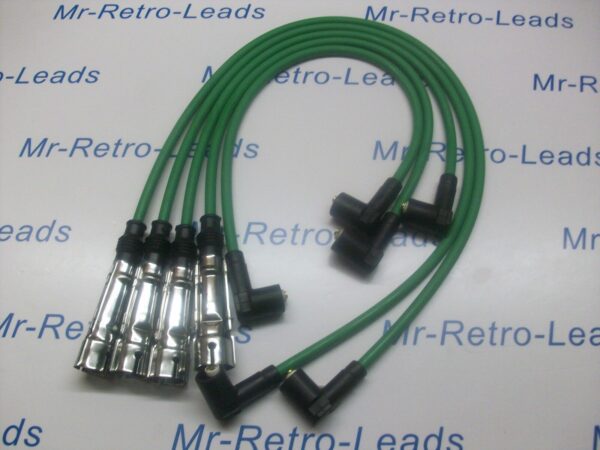 Green 8mm Performance Ignition Leads For Transporter Box 2.0 T25 Camper Quality