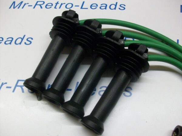Green 8mm Performance Ignition Leads For The Focus Zetec Quality Ht Leads