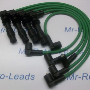 Green 8mm Performance Ignition Leads For Polo 1.4 100 16v 1996 1999 Quality Ht