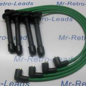 Green 8mm Performance Ignition Leads For The Civic Coupe 1.6i 1.5i 16v Vtec Crx