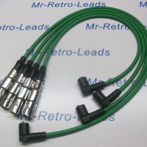 Green 8mm Performance Ignition Leads Golf Polo Lupo 1.0 1.4 Quality Ht Leads