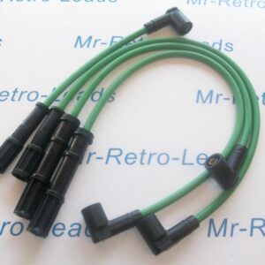 Green 8mm Performance Ignition Leads For Punto Mk2 1999-05 8v 1.1 1.2 Twin Coil