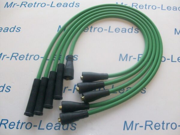 Green 8mm Performance Ignition Leads For The Capri 1.6 2.0 Ohc Cortina P100 Ht
