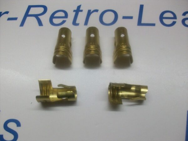Ignition Lead Distributor Brass Terminal X 5 Ht Straight Push In Type 8mm 7mm