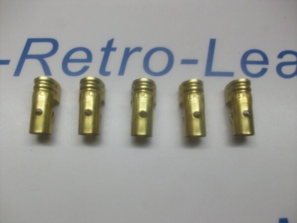 Ignition Lead Distributor Brass Terminals X 5 Ht Straight Push In Type 7mm Lucas
