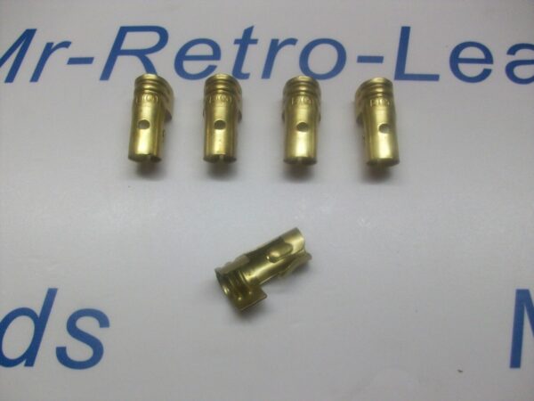 Ignition Lead Distributor Brass Terminals X 5 Ht Straight Push In Type 7mm Lucas