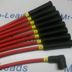 Ignition Lead Plug Numbers 1 / 8 Heat Shrink Ht Lead Black On Yellow  1 / 8 + C.