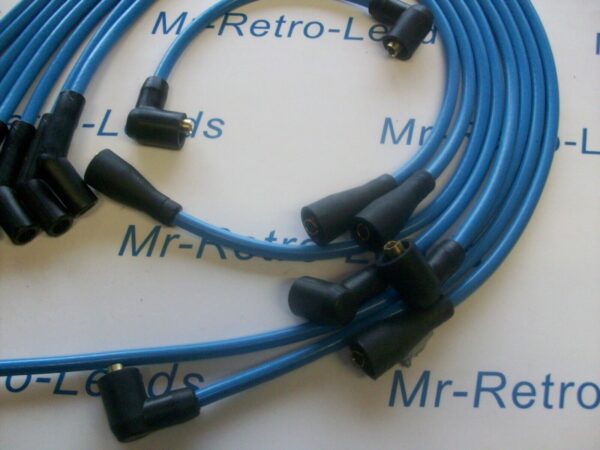 Light Blue 8mm Performance Ignition Leads Triumph Stag 3.0 V8 Quality Ht Leads