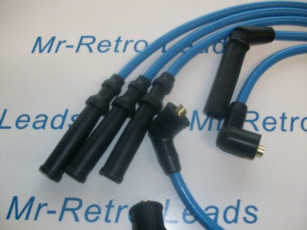 Light Blue 8mm Performance Ignition Leads Figaro Coupe 1.0 Turbo 91 > 92 Quality