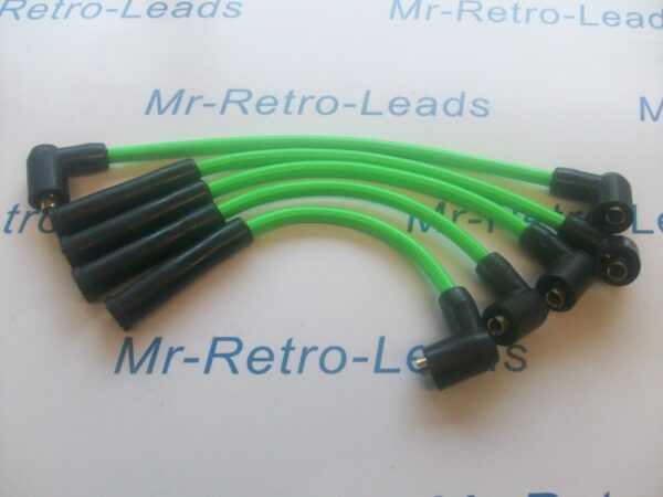 Lime Green 8mm Ignition Leads For Robin Reliant Regal Fox Kitten Bond Bug Rialto