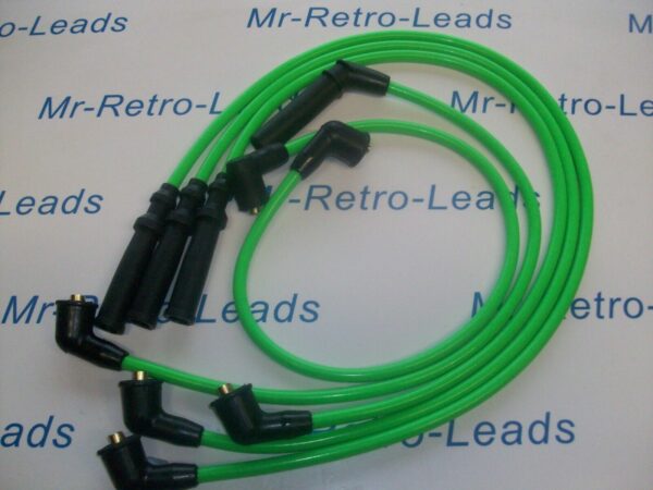 Lime Green 8mm Performance Ignition Leads Figaro Coupe 1.0 Turbo 91 > 92 Quality