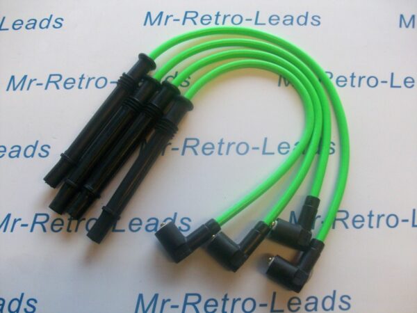 Lime Green 8mm Performance Ignition Leads Clio Twingo 1.2 Turbo Modus D4f 16v