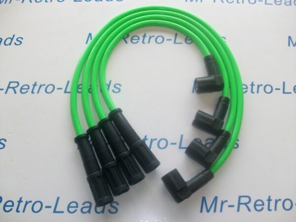 Lime Green 8mm Performance Ignition Leads Cinquecento Seicento 1.1 Sporting