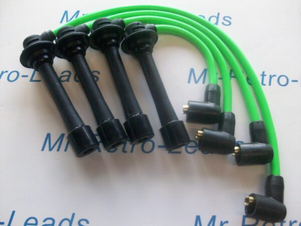 Lime Green 8mm Performance Ignition Leads For The Mx5 Mk1 Mk2 1.6 1.8 Eunos Ht