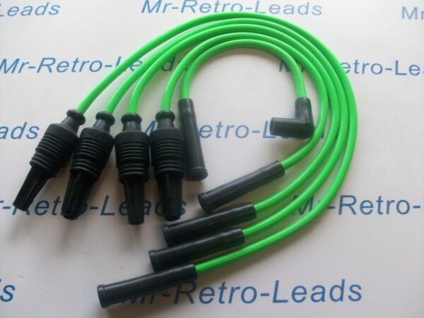 Lime Green 8mm Performance Ignition Leads 106 205 306 309 405 1987  Quality Lead