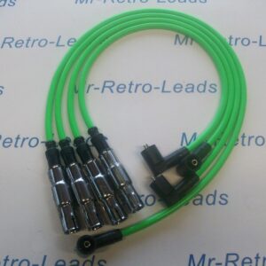 Lime Green 8mm Performance Ignition Leads Leads Fits Golf Polo Lupo 1.0 1.4 8v