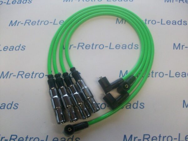 Lime Green 8mm Performance Ignition Leads Leads Fits Golf Polo Lupo 1.0 1.4 8v
