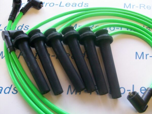Lime Green 8mm Performance Ignition Leads For The Mondeo St220 Mkiii 3.0i V6 24v