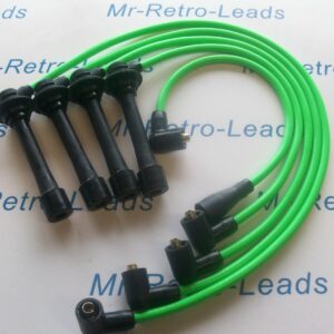 Lime Green 8mm Performance Ignition Lead Micra Mk1 323 1.8 Engine Ma12 Am10 16v