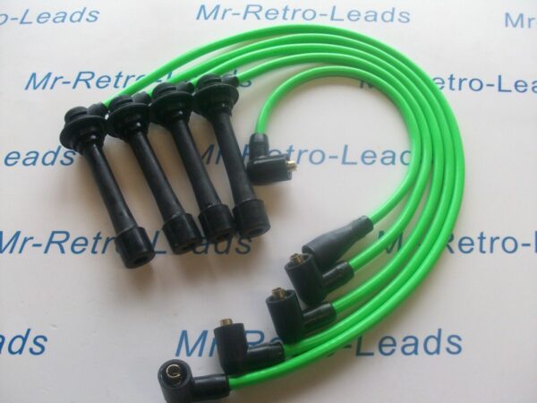 Lime Green 8mm Performance Ignition Lead Micra Mk1 323 1.8 Engine Ma12 Am10 16v