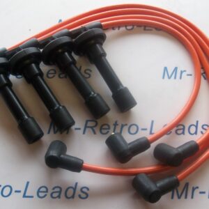 Orange 8mm Performance Ignition Leads For The Civic D16 Dohc Engines Quality Ht