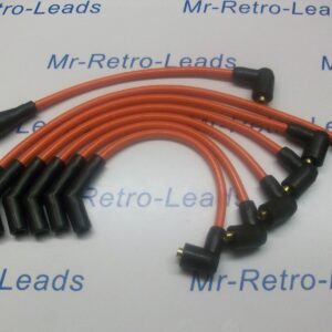 Orange 8mm Performance Ignition Leads Triumph Tr5 Tr6 Gt6 Quality. Hand Built Ht