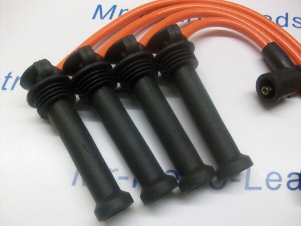 Orange 8mm Performance Ignition Leads For The Fiesta St150 Mk6 Vi Quality Leads