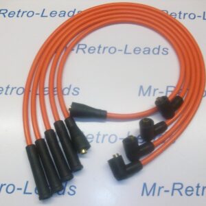 Orange 8mm Performance Ignition Leads Escort Series 2 / Phase 2 Rs Turbo Ht...